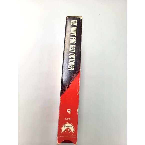 The Hunt for Red October VHS 1989 Red Tape Shell Alec Baldwin Sean Connery Rare - Picture 3 of 6